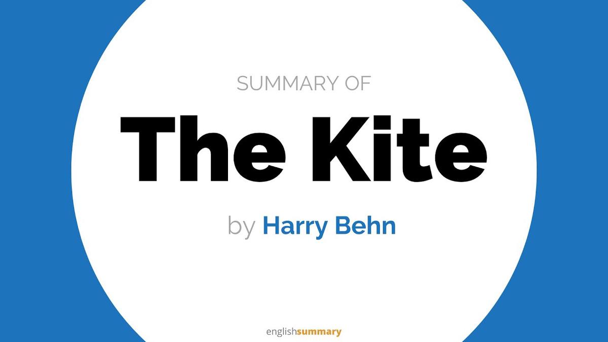 'Video thumbnail for The Kite Poem Class 6 Summary in Hindi - CBSE Honeysuckle book'