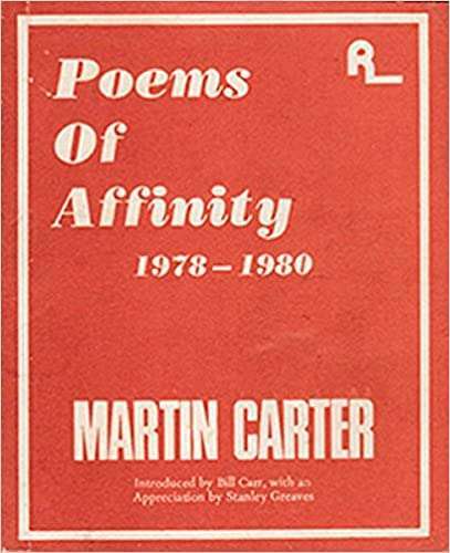 A Book by Guyanese Poet Martin Carter