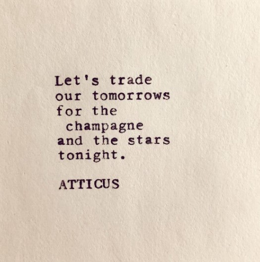 Let's trade our tomorrow