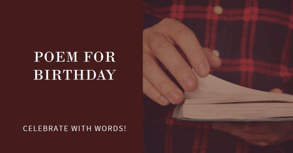 Birthday poetry book