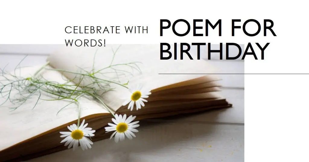 Poem For Birthday