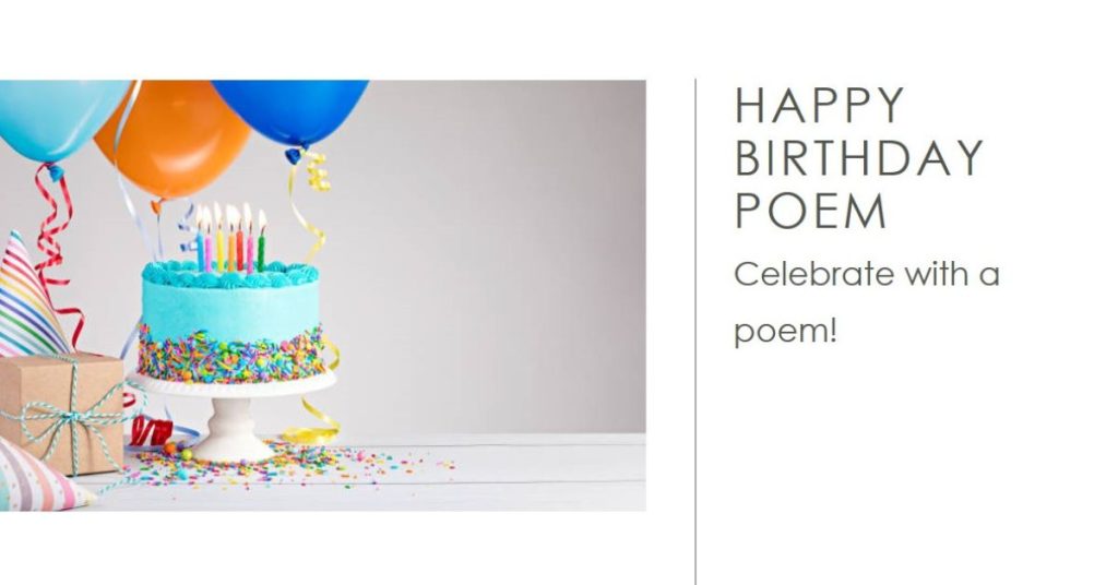 Share Your Birthday Poem On Social Media