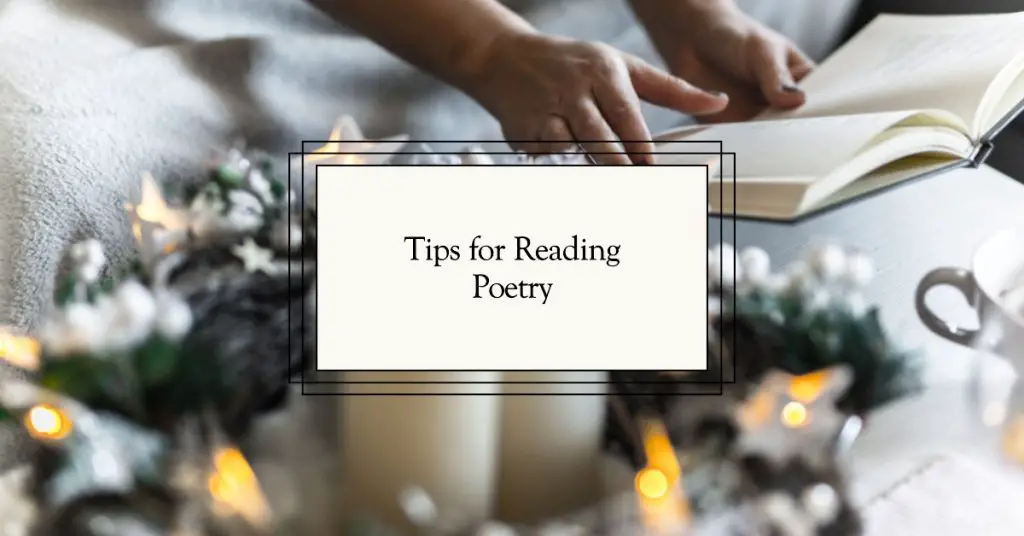 Tips for reading poetry